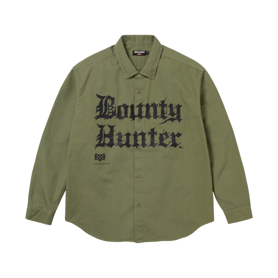 슈프림 x 바운티 헌터 립스탑 셔츠 올리브 - 23FW(Supreme x Bounty Hunter Ripstop Shirt Olive - 23FW) - 1