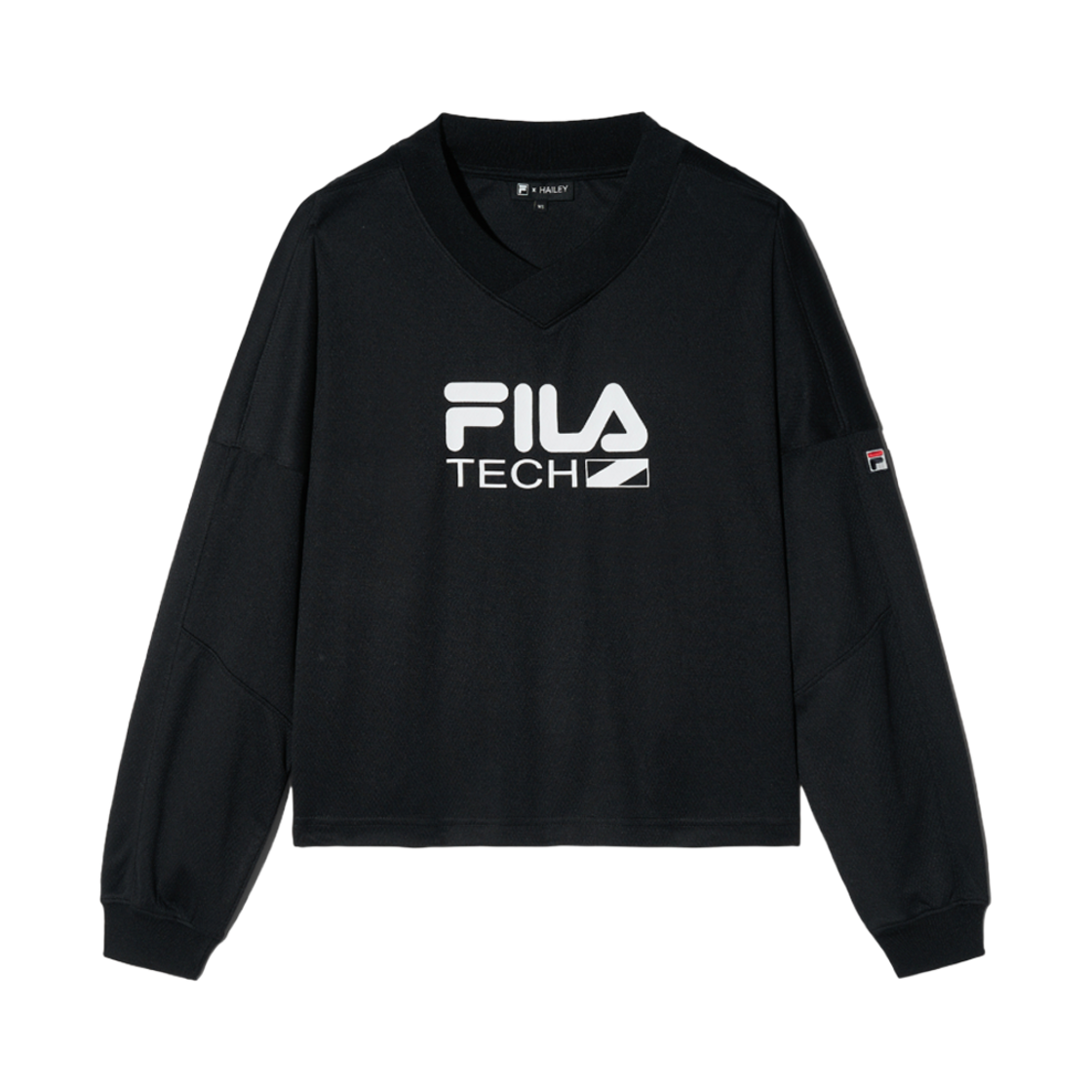 1100FS2POH2H91FBLK [6% 적립] FILA Hailey Bieber Sports Shirt Black