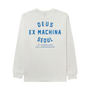 Deus Ex Machina Seongsu Long Sleeve T-Shirt White Midnight Blue