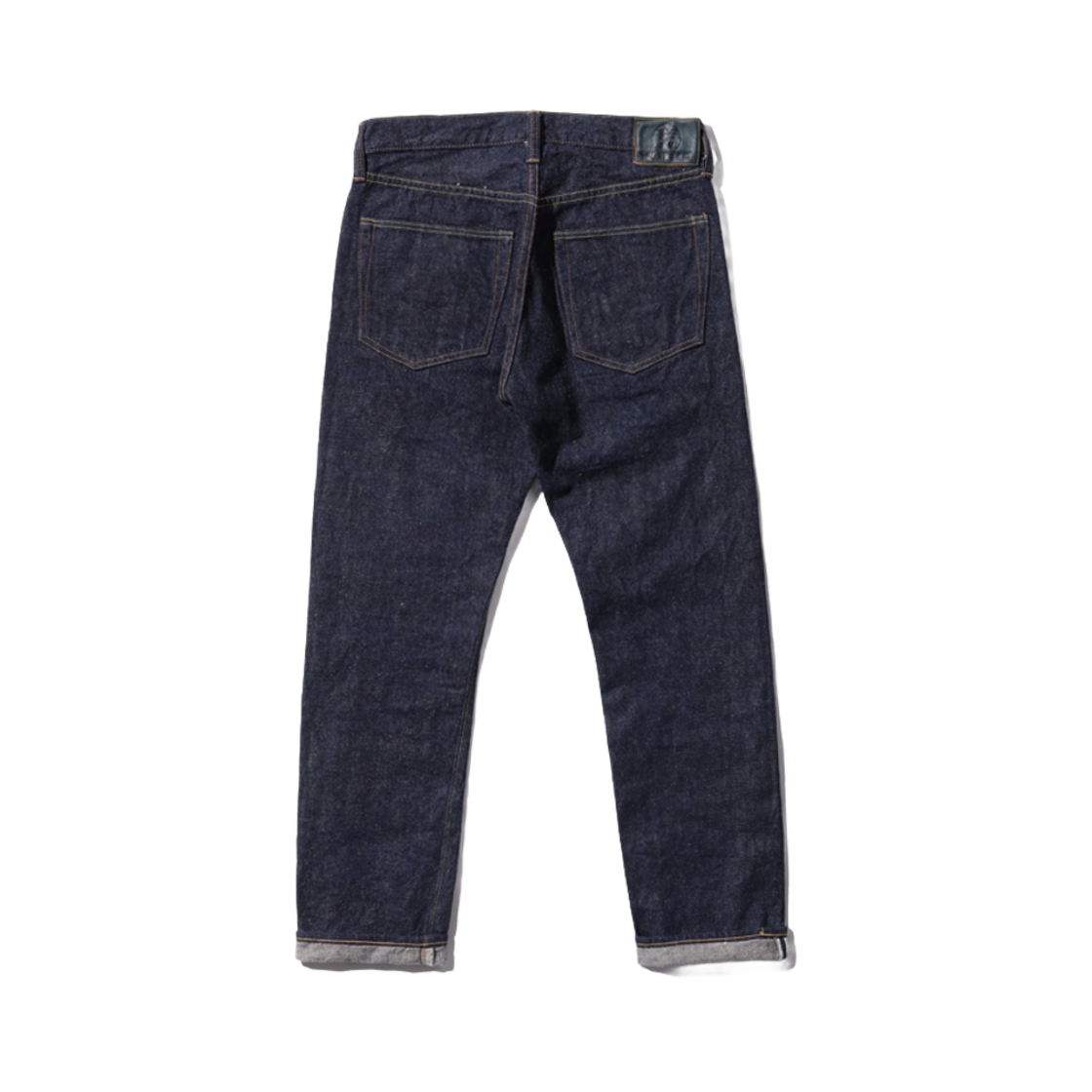 슈가 케인 13온즈 아와 인디고 믹스드 라이트 트윌 데님 슬림 테이퍼드 원 워시(Sugar Cane 13 oz. Awa Indigo Mixed Right Twill Denim Slim Tapered One Wash) - 2