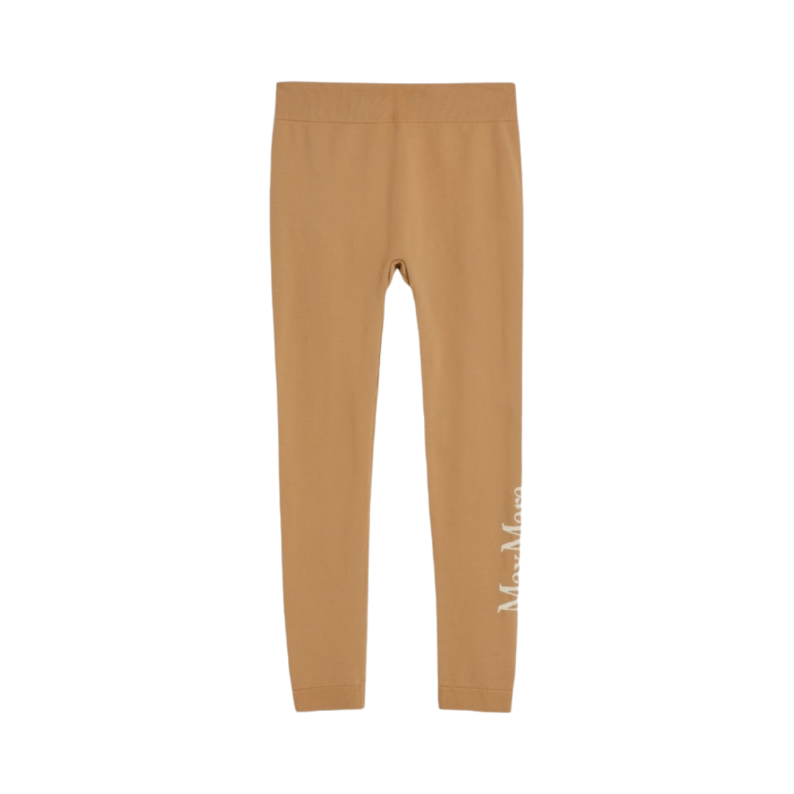 (W) S 막스마라 테크니컬 패브릭 로고 레깅스 카멜((W) S Max Mara Technical Fabric Logo Leggings Camel) - 1