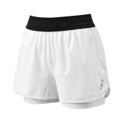 BORN TO WIN W Reflective Two In One Shorts White
