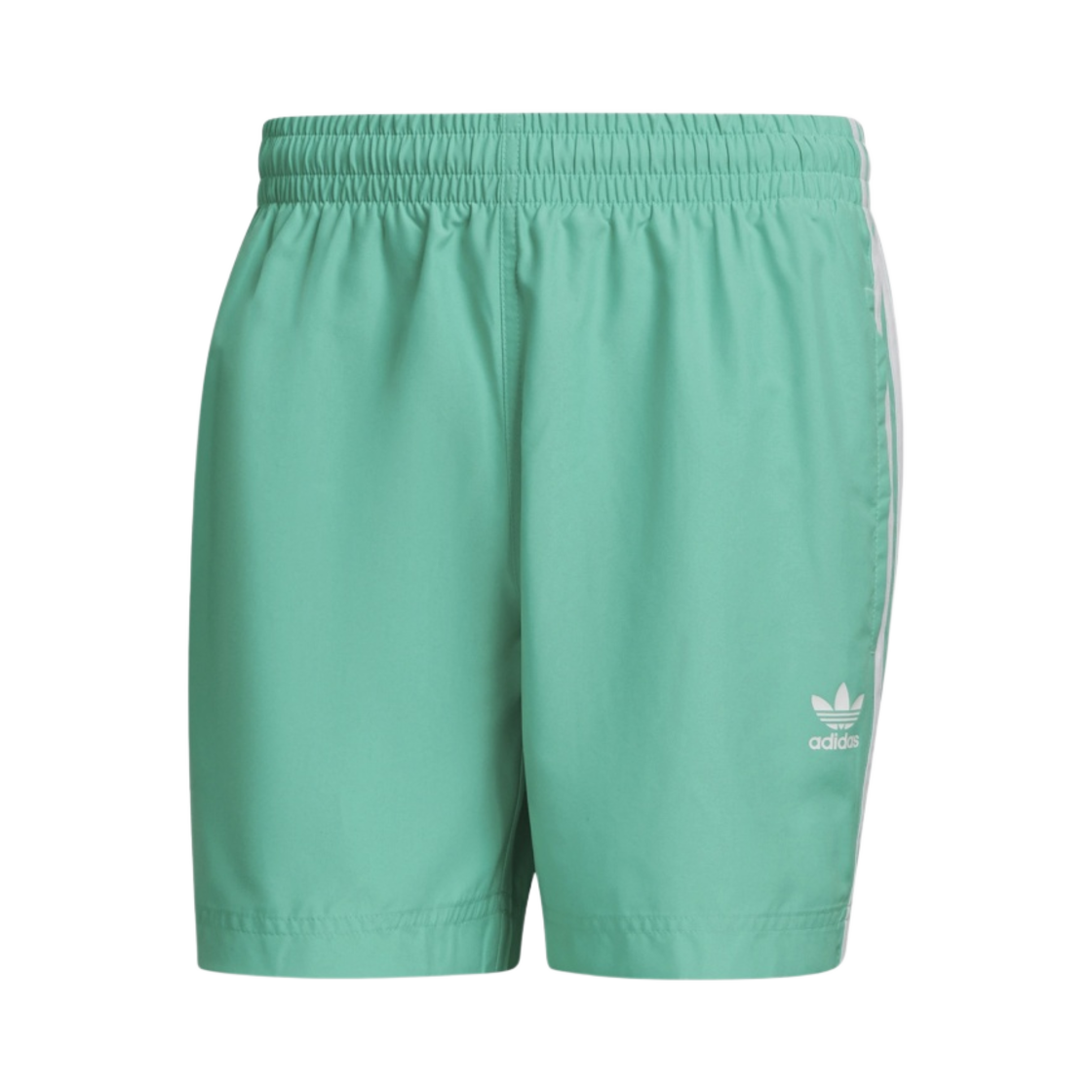 아디다스 아디컬러 클래식 삼선 스윔 쇼츠 하이레스 그린 - US 사이즈(Adidas Adicolor Classics 3-Stripes Swim Shorts Hi Res Green - US Sizing) - 1