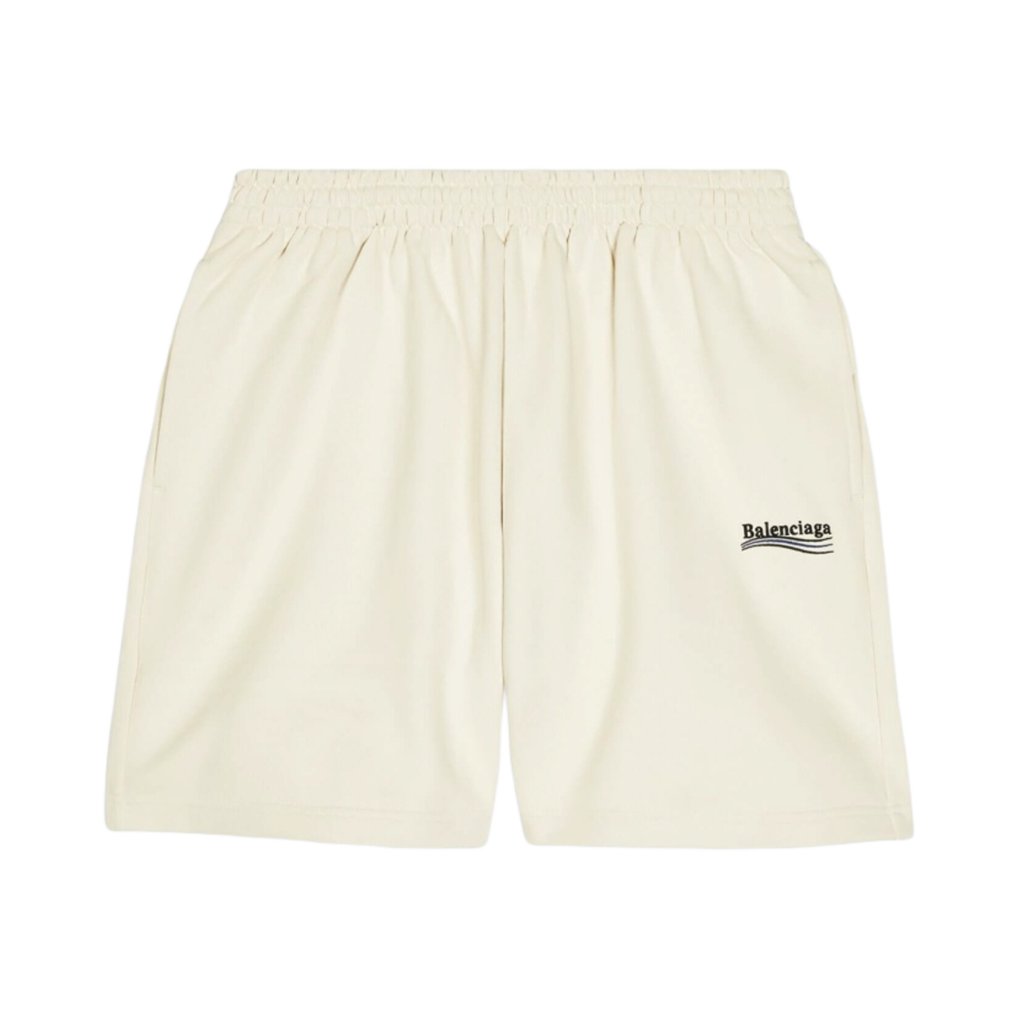 발렌시아가 폴리티컬 캠페인 스웨트쇼츠 크림(Balenciaga Political Campaign Sweatshorts Cream)