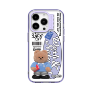 earpearp High School Covy Purple Wave Label Case