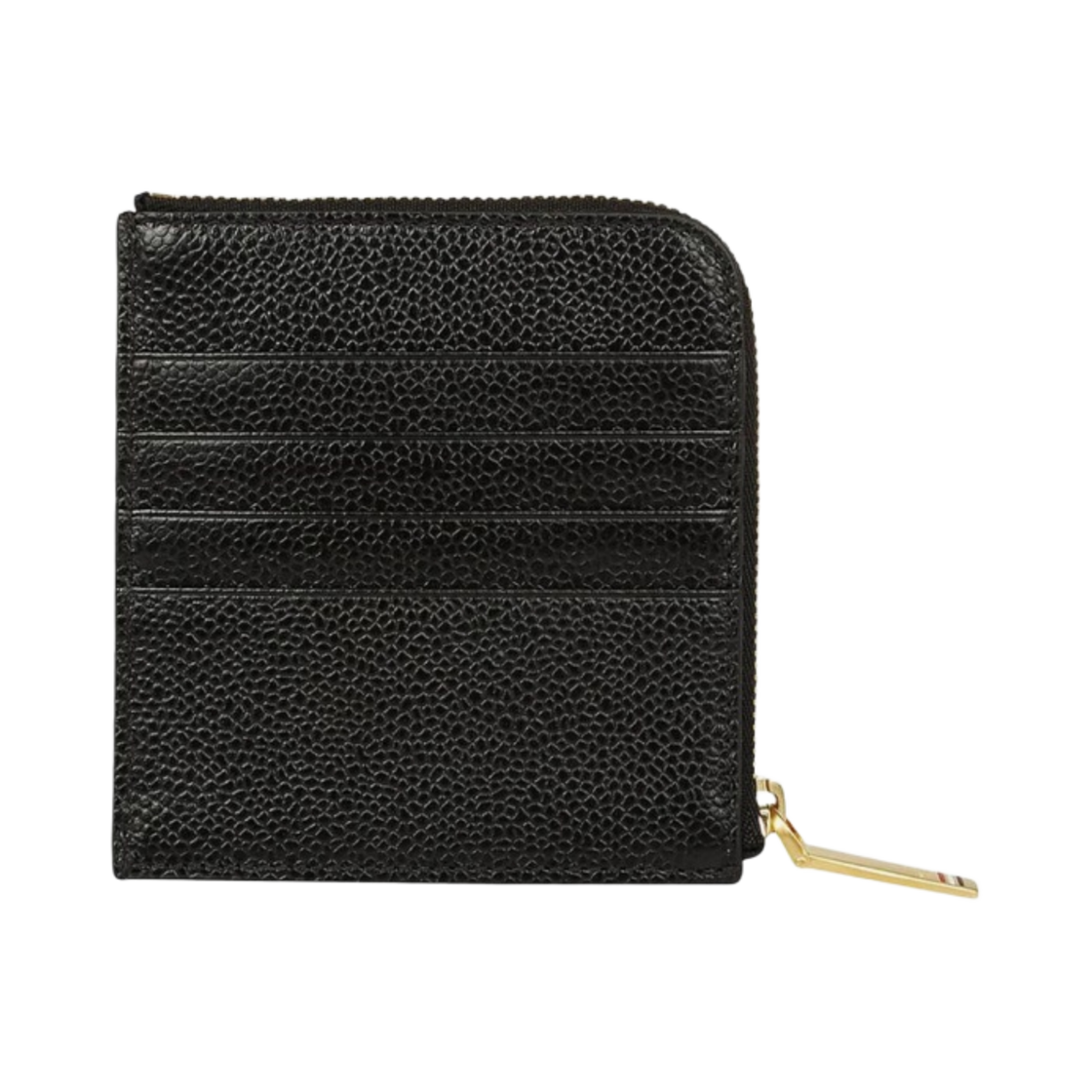 톰브라운 페블 그레인 레더 스트라이프 집어라운드 지갑 블랙(Thom Browne Pebble Grain Leather Stripe Zip-Around Wallet Black) - 2