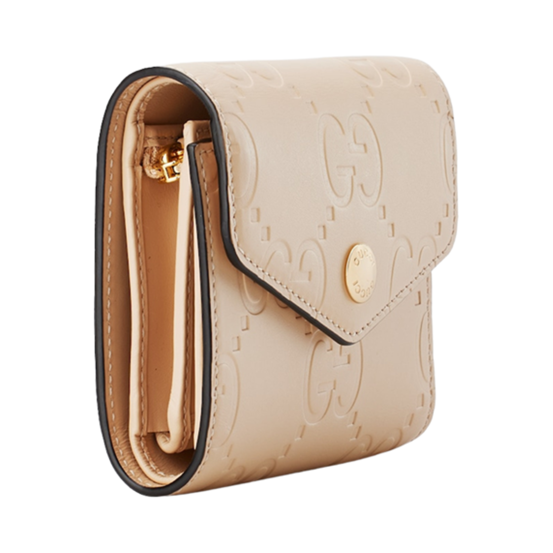 구찌 GG 미디움 지갑 라이트 베이지 레더(Gucci GG Medium Wallet Light Beige Leather) - 2