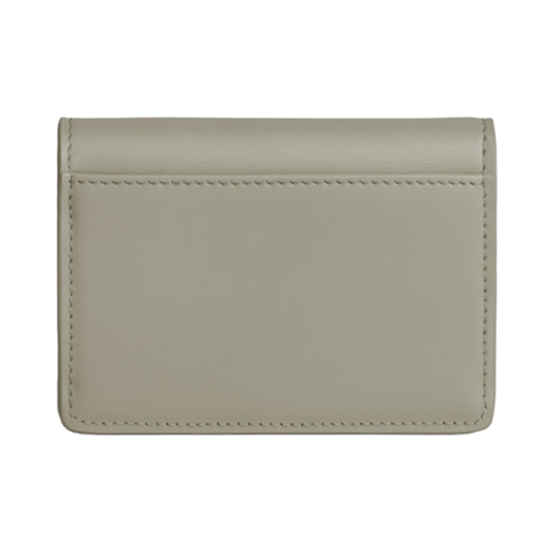 셀린느 카드 홀더 플랩 트리옹프 샤이니 카프스킨 그린 클레이(Celine Card Holder with Flap Triomphe in Shiny Calfskin Green Clay) - 3