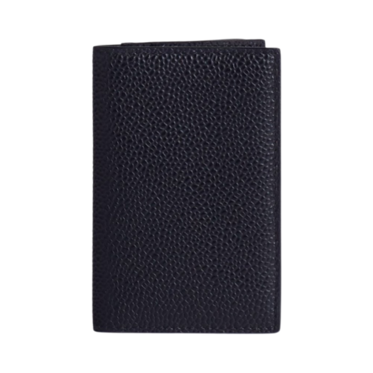 MAW037A-00198-001 Thom Browne Logo Stamp Card Hoder Black
