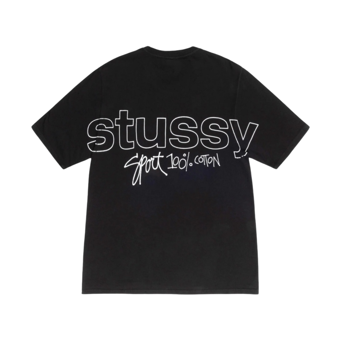 스투시 100% 피그먼트 다이드 티셔츠 블랙(Stussy 100% Pigment Dyed T-Shirt Black) - 2