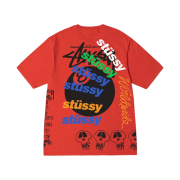 Stussy Test Strike Pigment Dyed T-Shirt Tomato