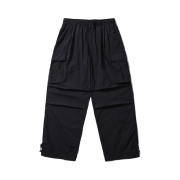 [SS24] moif Over Mil 6P Pants Black Ripstop