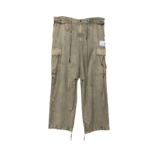 A11PT042-KHAKI Maison Mihara Yasuhiro Big Cargo Pants Khaki