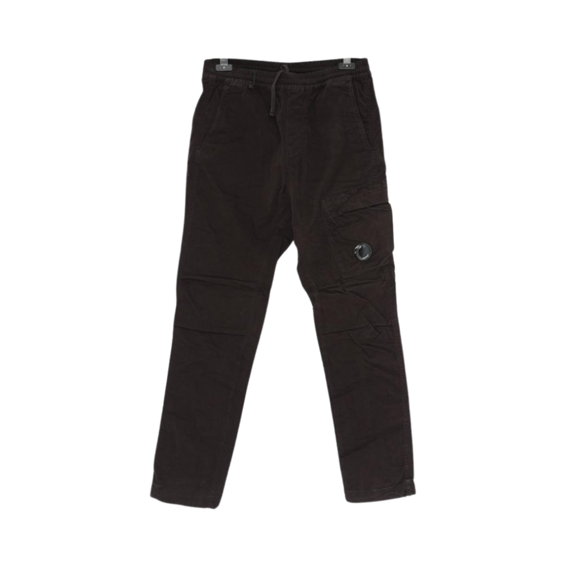 17CMPA180A-005529G-999 C.P COMPANY Stretch Sateen Lens Single Cargo Pants Black