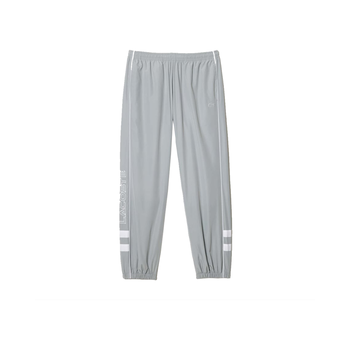 라코스테 액티브 디테일 우븐 트랙 팬츠 그레이 화이트(Lacoste Active Detail Woven Track Pants Grey White) - 1