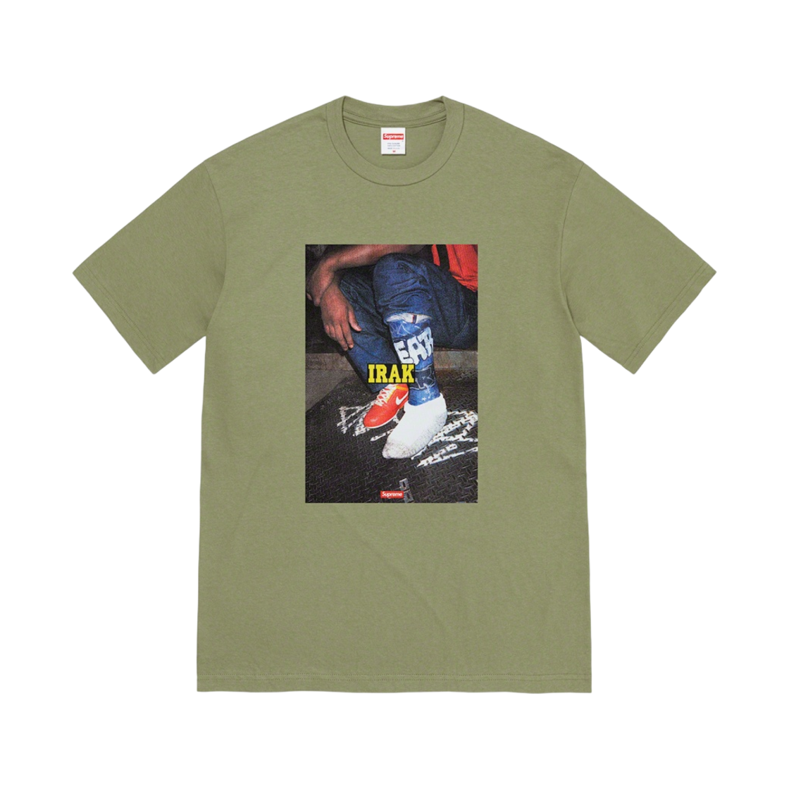 슈프림 x 이라크 캐스트 티셔츠 라이트 올리브 - 22FW(Supreme x Irak Cast T-Shirt Light Olive - 22FW) - 1