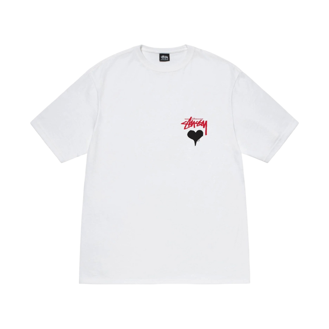 스투시 스탁 하트 티셔츠 화이트(Stussy Stock Heart T-Shirt White) - 2