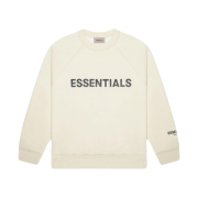 Essentials 3D Silicon Applique Crewneck Buttercream 2020