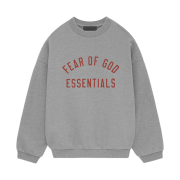 Essentials Fleece Crewneck Dark Heather - 24FW
