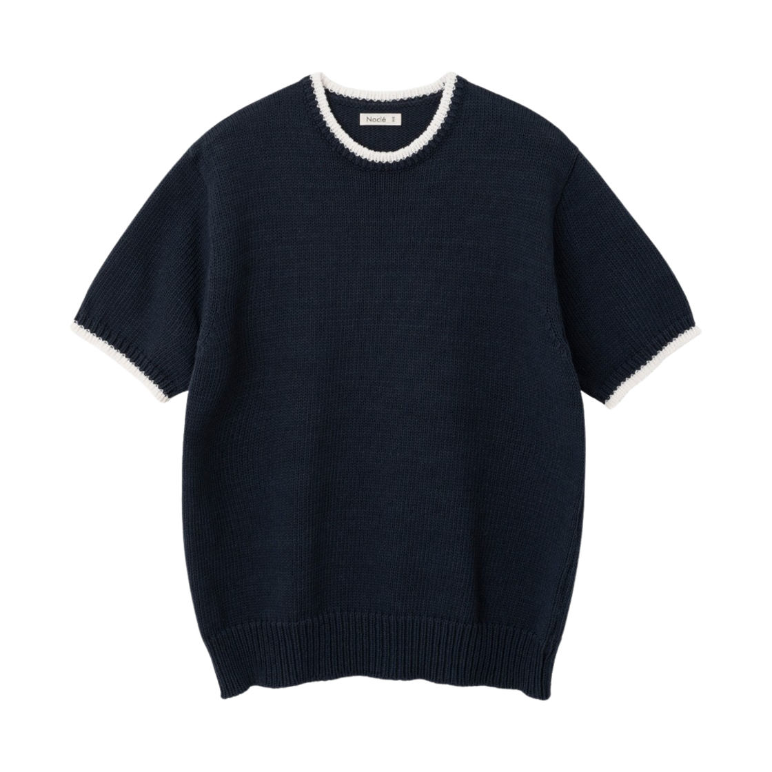 NOC045 Nocle 223 Line Half Knit Navy