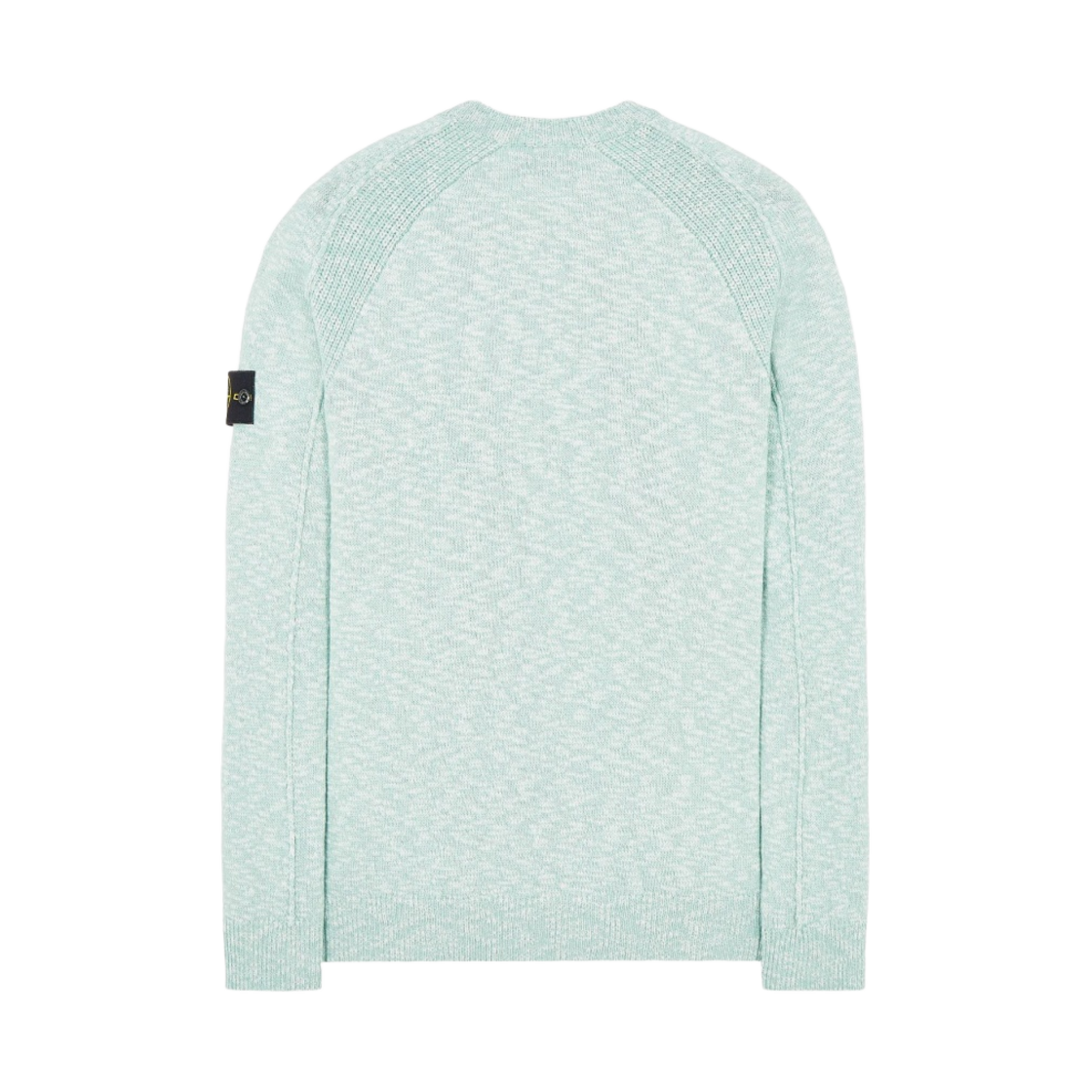 스톤 아일랜드 510D3 코튼 울 멜란지 니트 라이트 그린 - 21SS(Stone Island 510D3 Cotton Wool Melange Knit Light Green - 21SS) - 2
