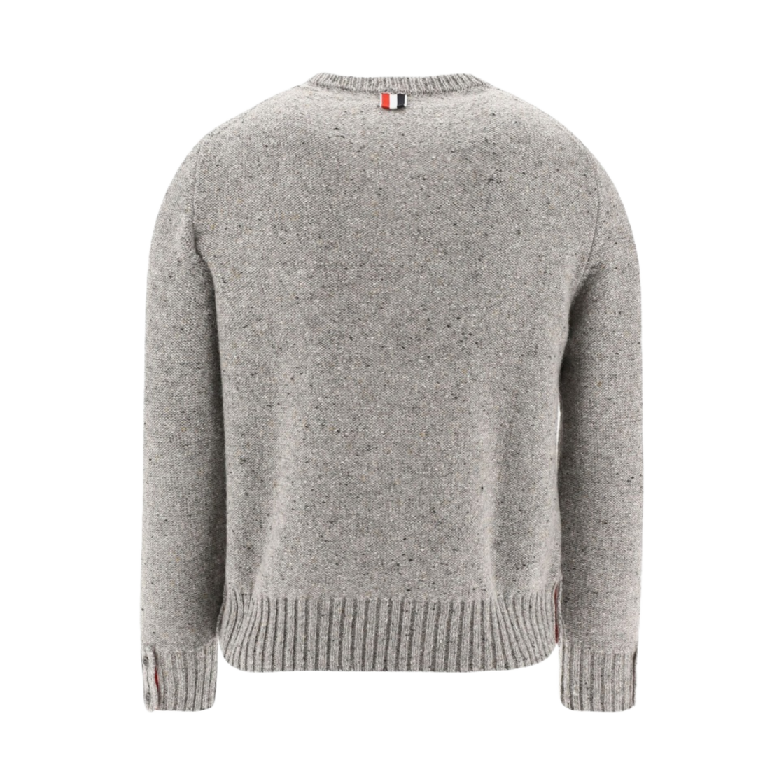 톰브라운 저지 스티치 도네갈 사선 크루넥 풀오버 라이트 그레이(Thom Browne Jersey Stitch Donegal 4-Bar Crewneck Pullover Light Grey) - 2
