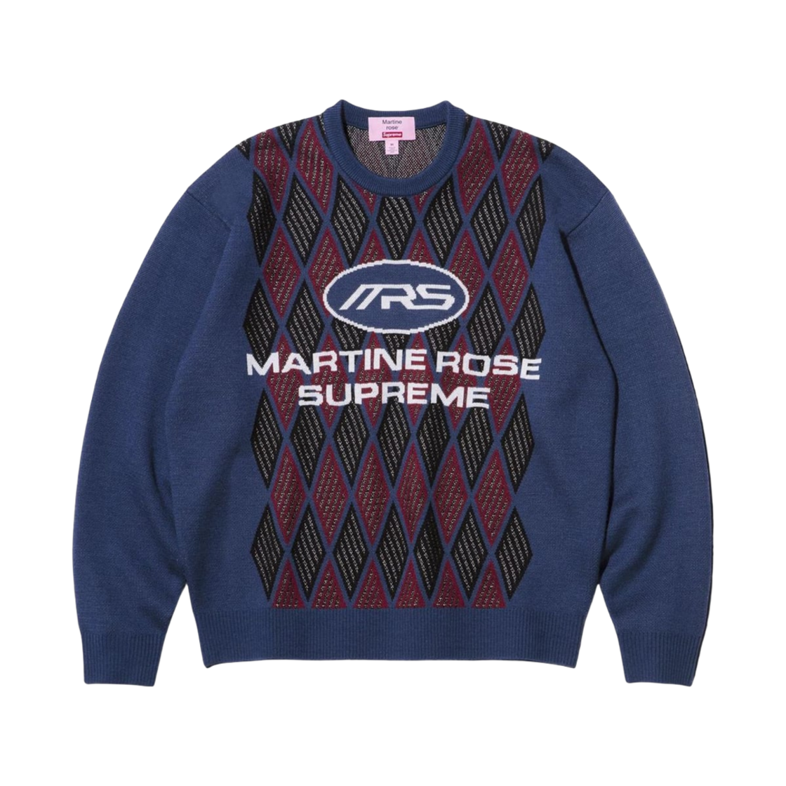 슈프림 x 마틴 로즈 스웨터 블루 - 24FW
