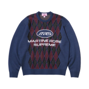 Supreme x Martine Rose Sweater Blue - 24FW