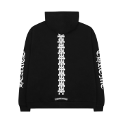 Chrome Hearts Cemetery Cross Tire Tracks Hoodie Black