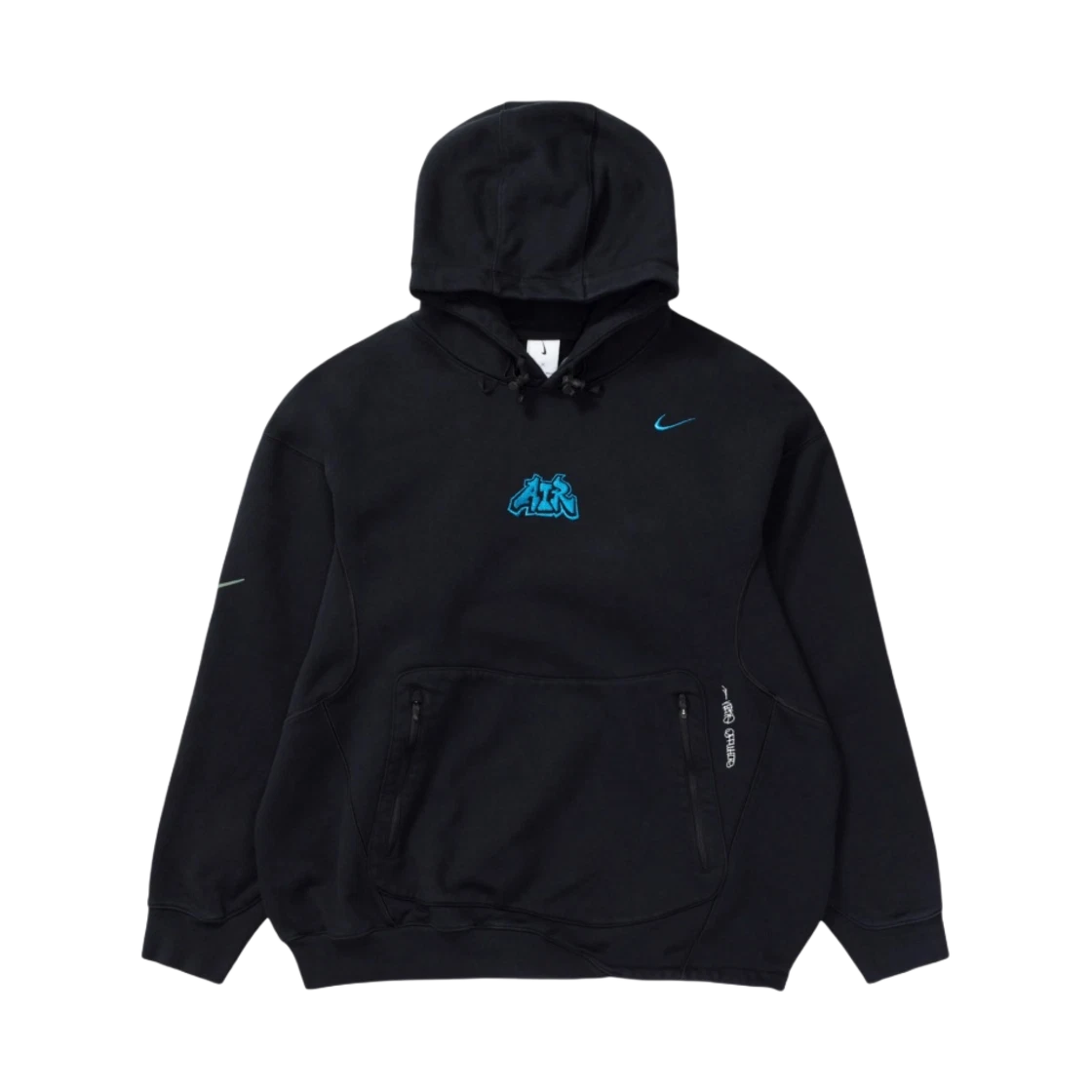 Nike Nike x Off-White NRG Fleece Hoodie Black - Asia · S