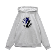 Zara x Ader Error Embroidery Hooded Sweatshirt Grey