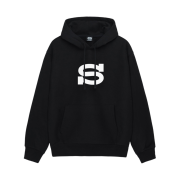 Stussy Letterman Hoodie Black