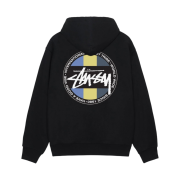 Stussy Classic Dot Hoodie Black
