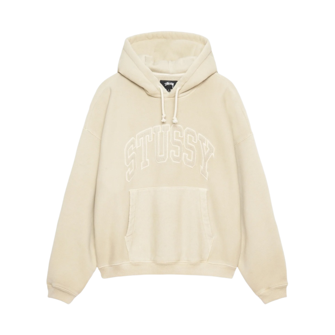 118538 Stussy Embroidered Relaxed Hoodie Sand