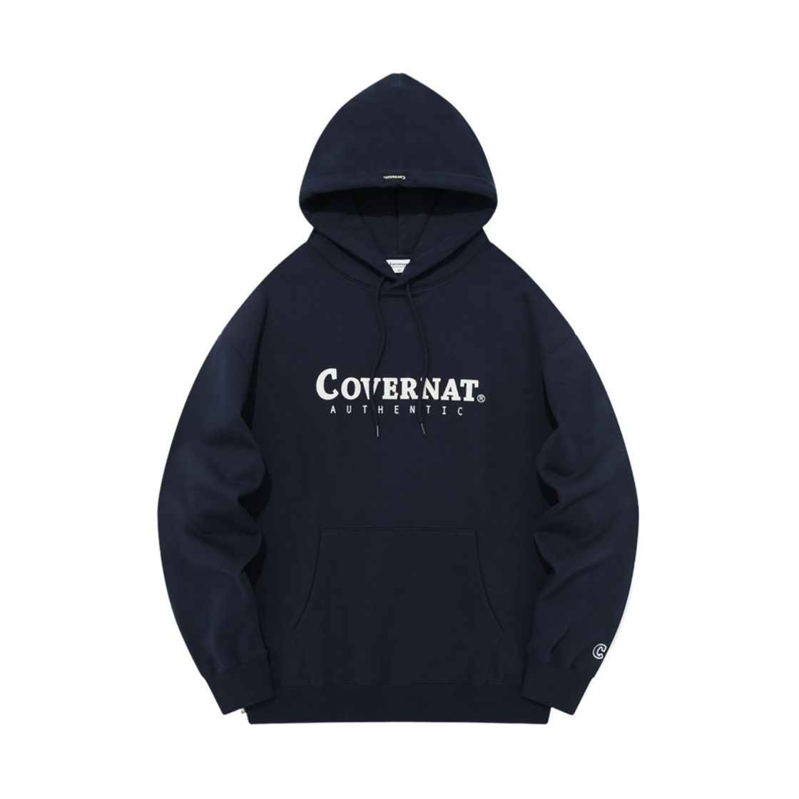 커버낫 어센틱 로고 후디 네이비(Covernat Authentic Logo Hoodie Navy) - 1