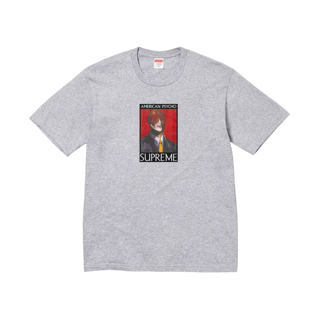 슈프림 아메리칸 사이코 티셔츠 헤더 그레이 - 23FW