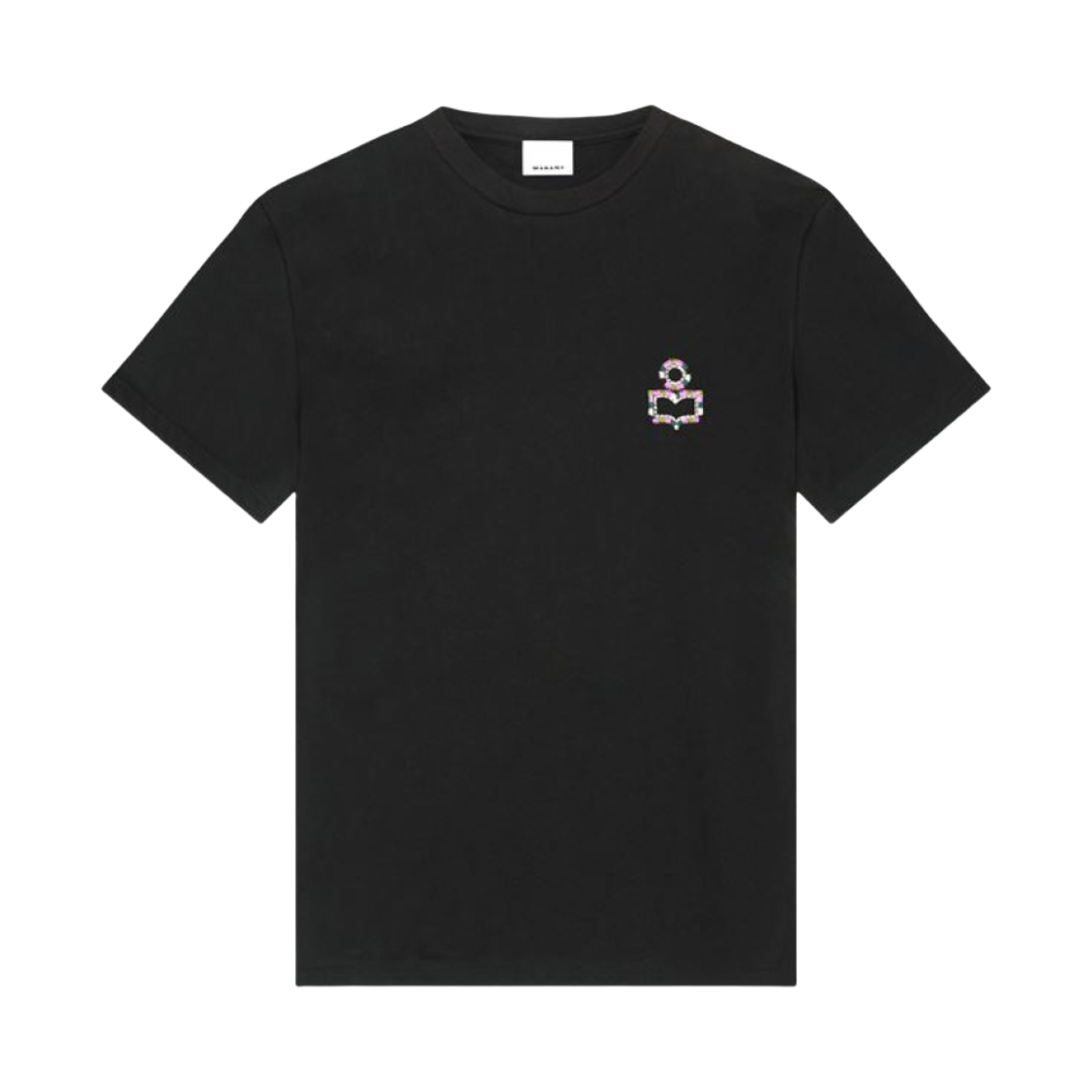 이자벨 마랑 휴고 로고 티셔츠 블랙 - 24SS(Isabel Marant Hugo Logo T-Shirt Black - 24SS)