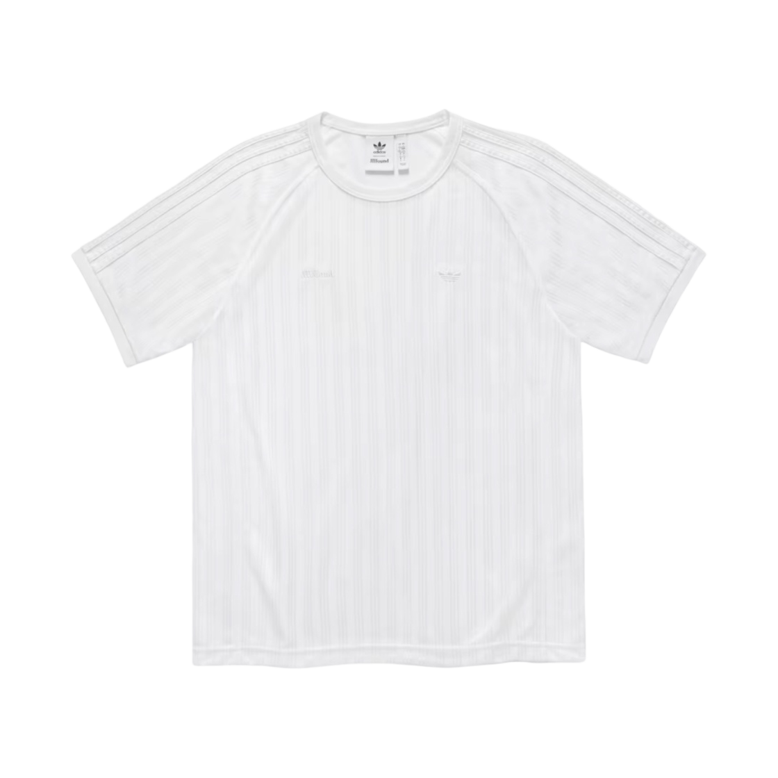 아디다스 x JJJ자운드 풋볼 저지 화이트 - US 사이즈(Adidas x JJJJound Football Jersey White - US Sizing)