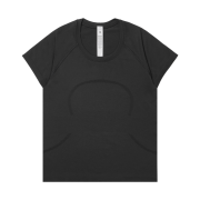 (W) Lululemon Swiftly Tech S/S Shirt 2.0 Waist Length Black