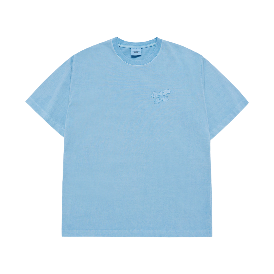 24FW-TP-SS-LG-ALP-LBU ACME DE LA VIE Applique Logo Pigment Short Sleeve T-Shirt Light Blue