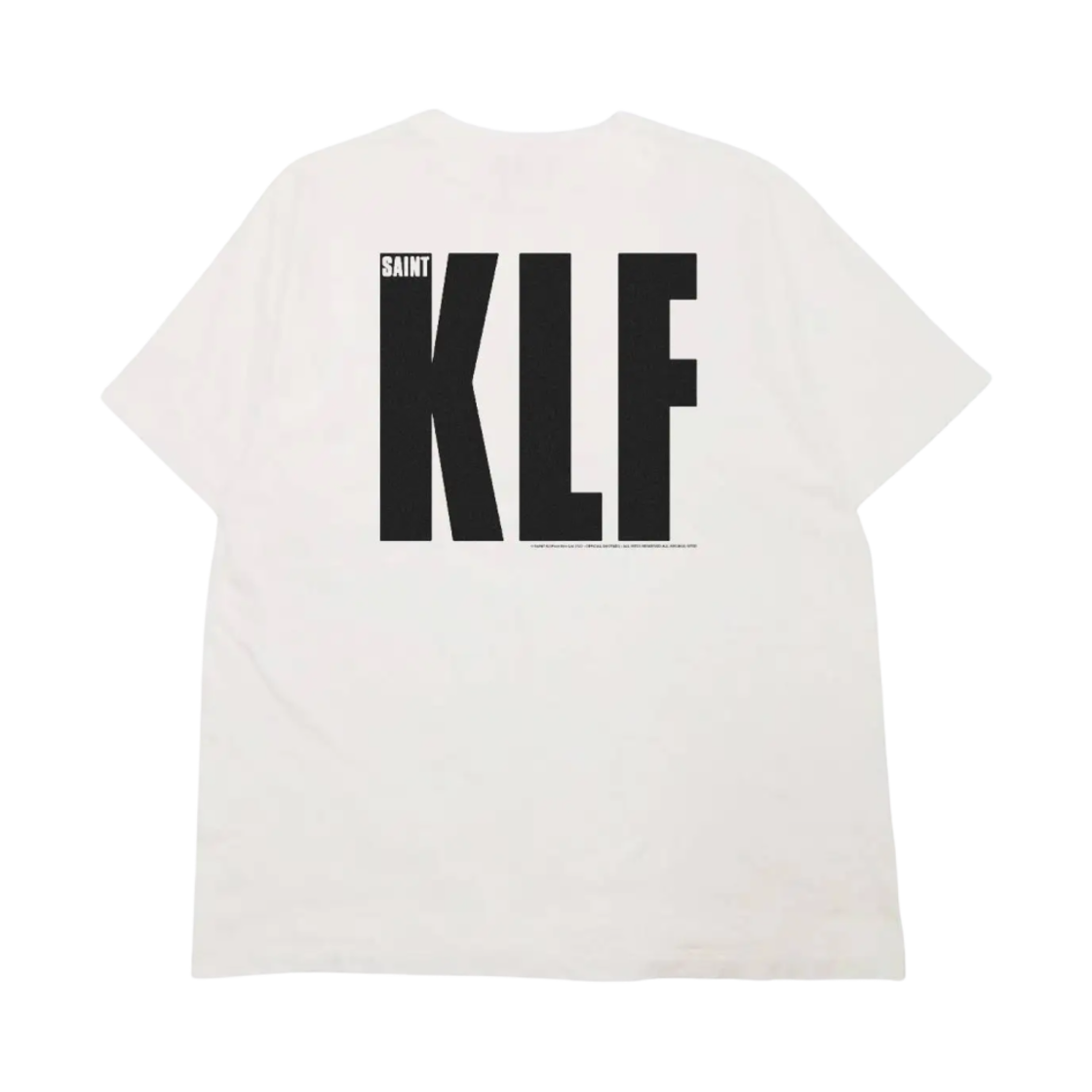세인트 마이클 x The KLF 콜라보레이션 숏슬리브 티셔츠 화이트 - 24FW