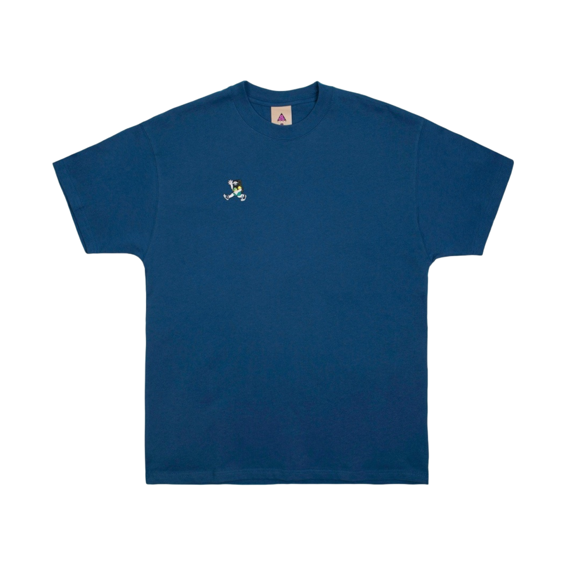 CT4175-432 Nike ACG Short Sleeve Hike Logo T-Shirt Valerian Blue Black - Asia
