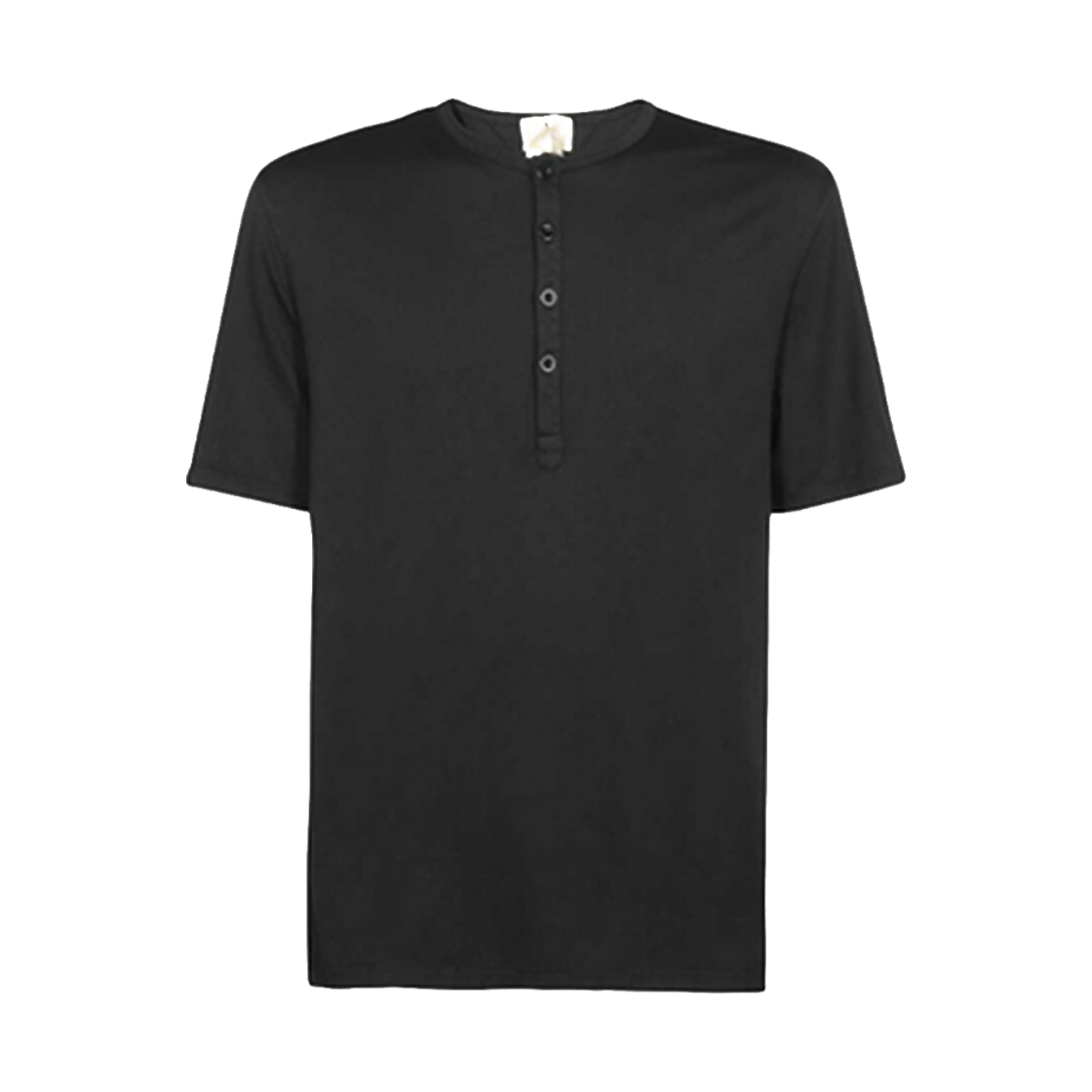 텐씨 로고 패치 버튼 티셔츠 블랙(Ten C Logo Patch Button T-Shirt Black)
