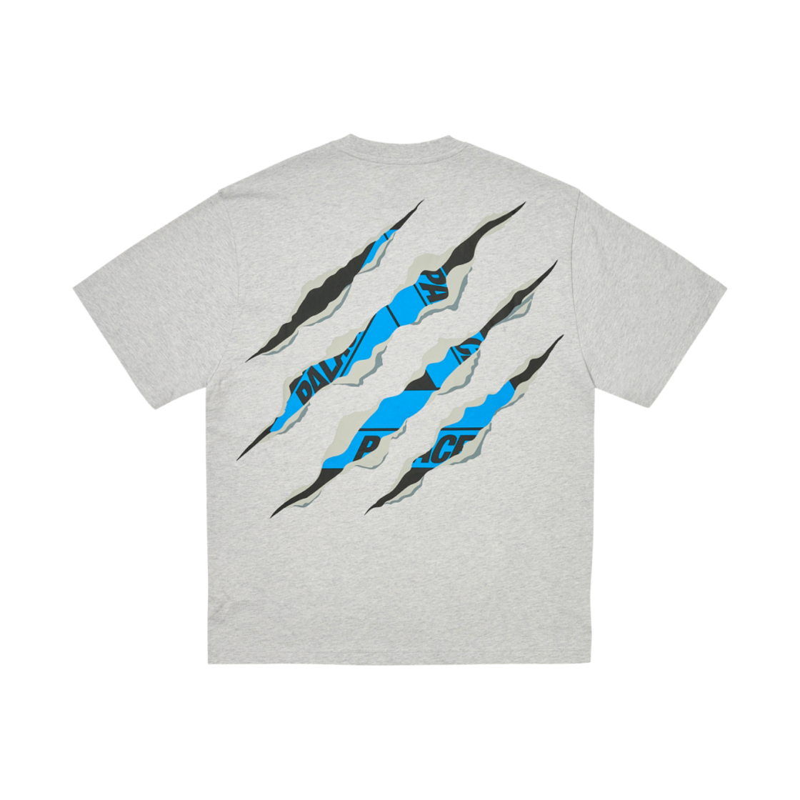 팔라스 립드 트라이 티셔츠 그레이 말 - 25SS(Palace Ripped Tri T-Shirt Grey Marl - 25SS) - 1
