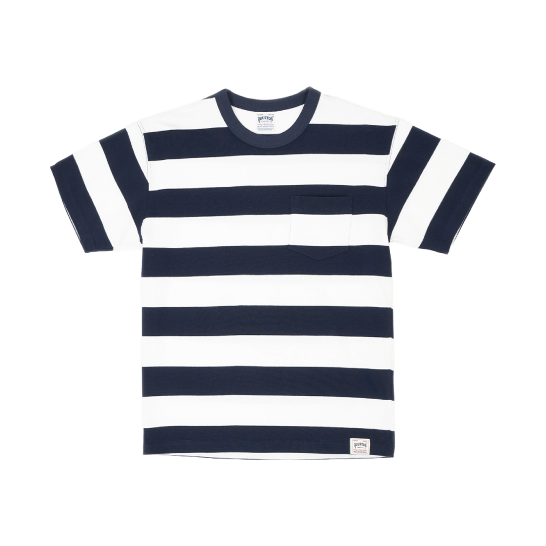 22272NV Houston Japan Border C/N Pocket Tee Navy 22272NV