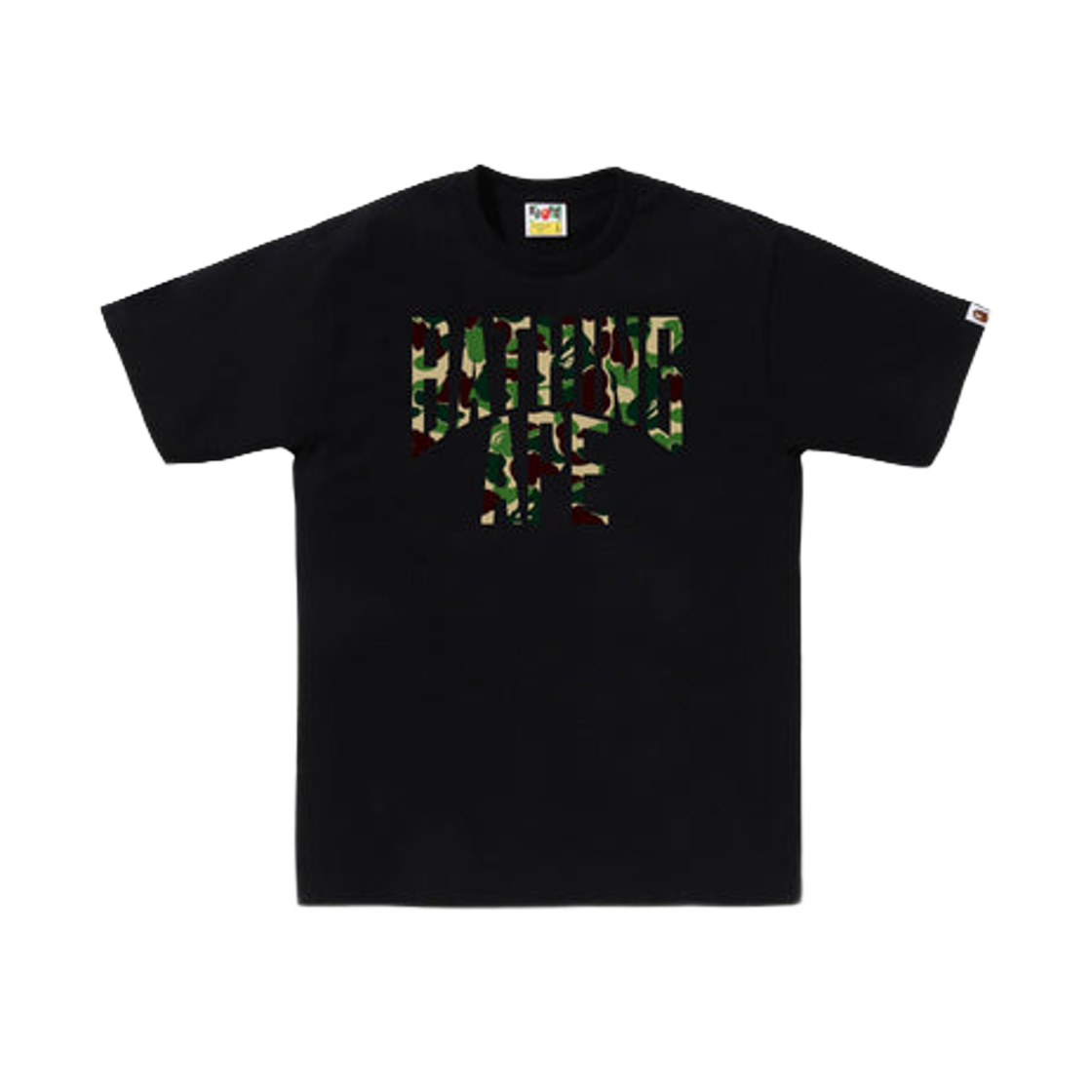 - BAPE ABC Camo NYC Logo T-Shirt Black Green