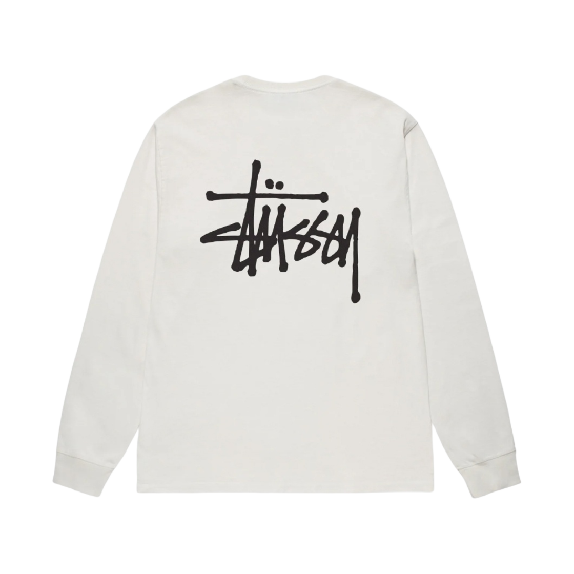 1995001 Stussy Basic Stussy Pigment Dyed LS T-Shirt Natural 2024 - 대표 이미지 #1