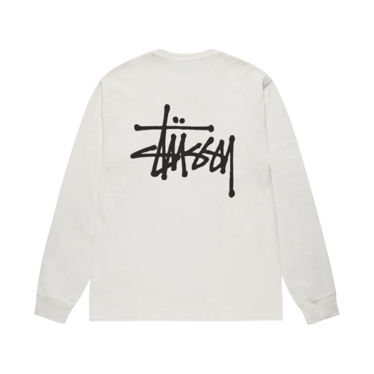 Stussy Basic Stussy Pigment Dyed LS T-Shirt Natural 2024