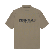 Essentials Short Sleeve Polo Taupe - 21SS