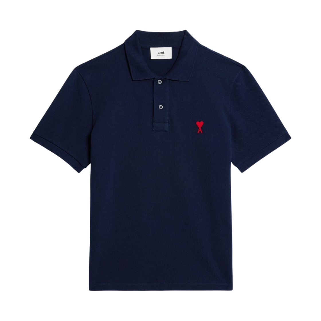 아미 스몰 하트 로고 폴로 셔츠 노틱 블루(AMI de Coeur Polo Shirt Nautic Blue)